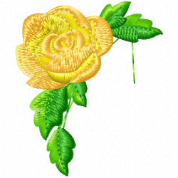 Flowers Embroidery Design 10